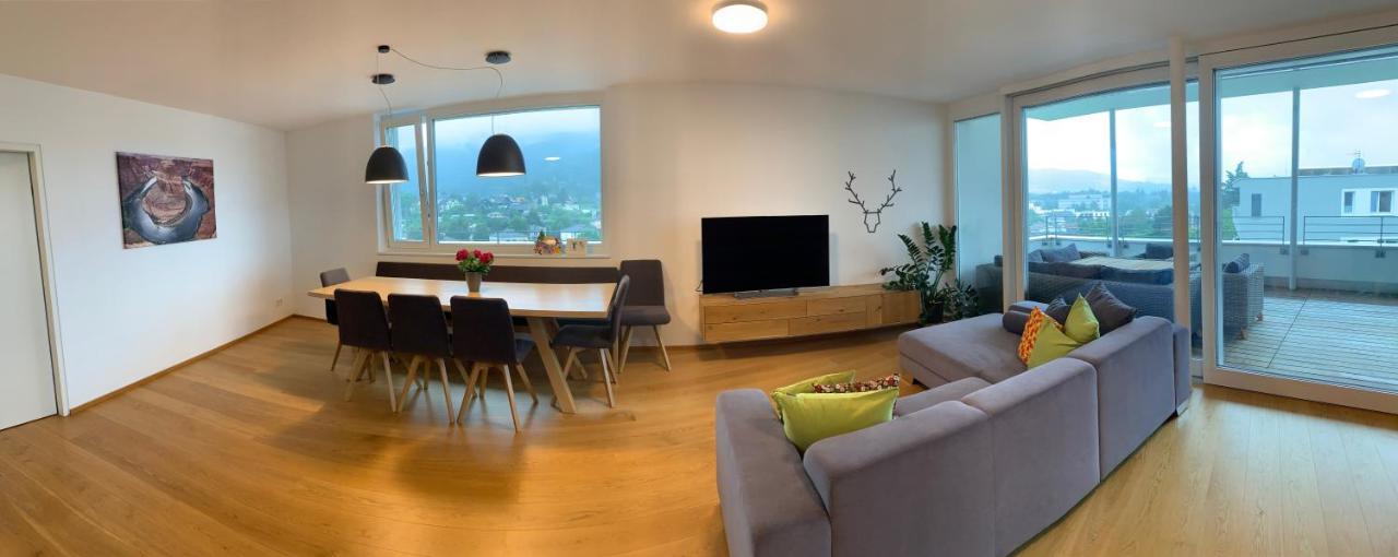 Luxus Penthouse Bregenz Feldmoos Mit Whirlpool & Riesen Terrasse, Nahe Festspieleアパートメント エクステリア 写真